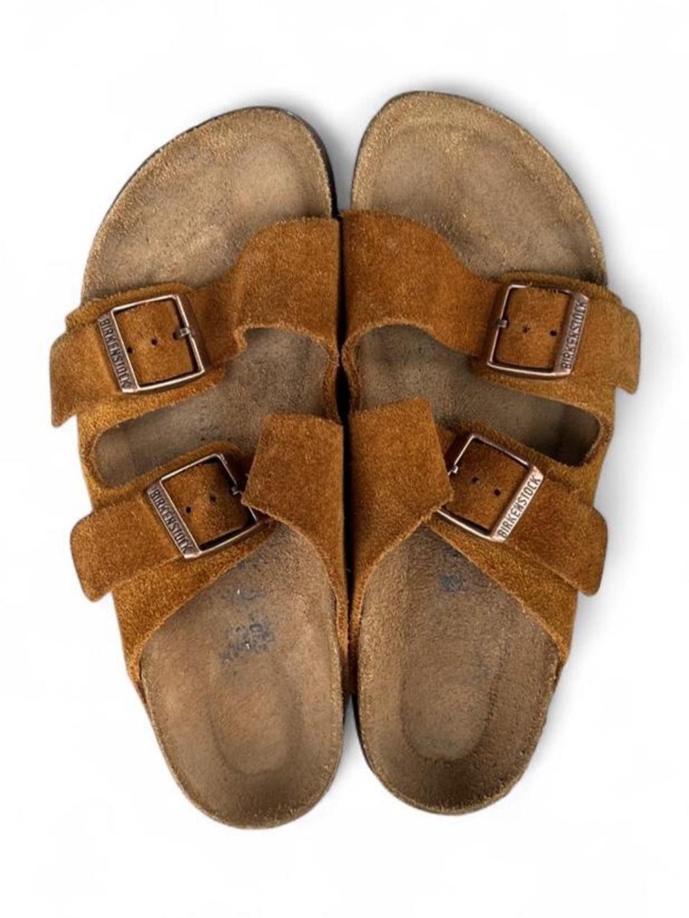 Birkenstock Arizona Mink Brown Suede Soft Footbed Sandals EU 36 Women’s 5 Narrow